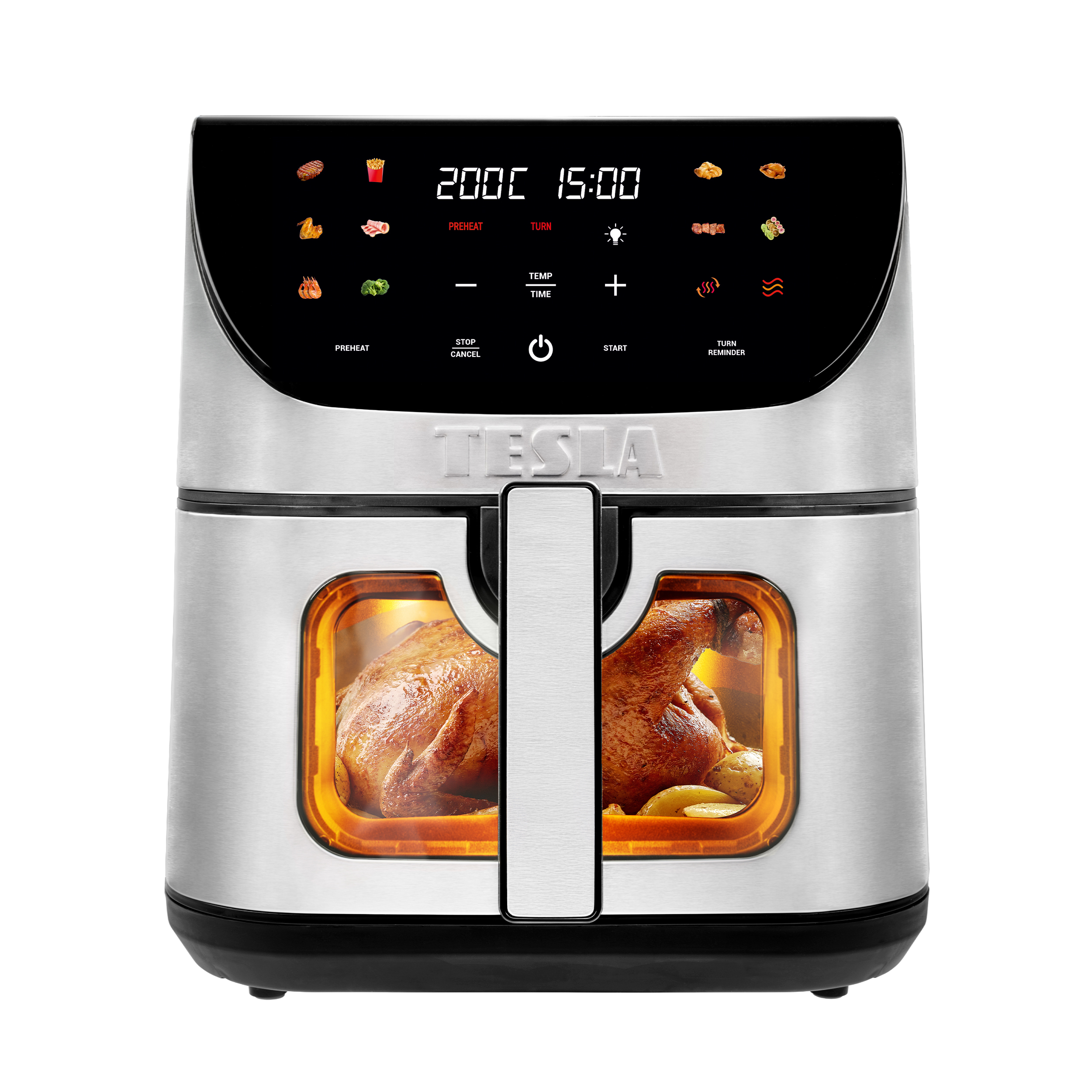 TESLA AirCook Q70 XXL WiFi Pro - Wielofunkcyjna beztłuszczowa frytkownica