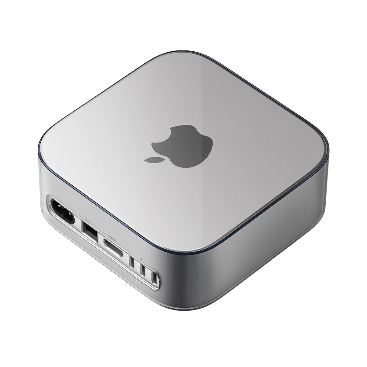 Orico Etui na MacMini M4, silikonowe, czarne