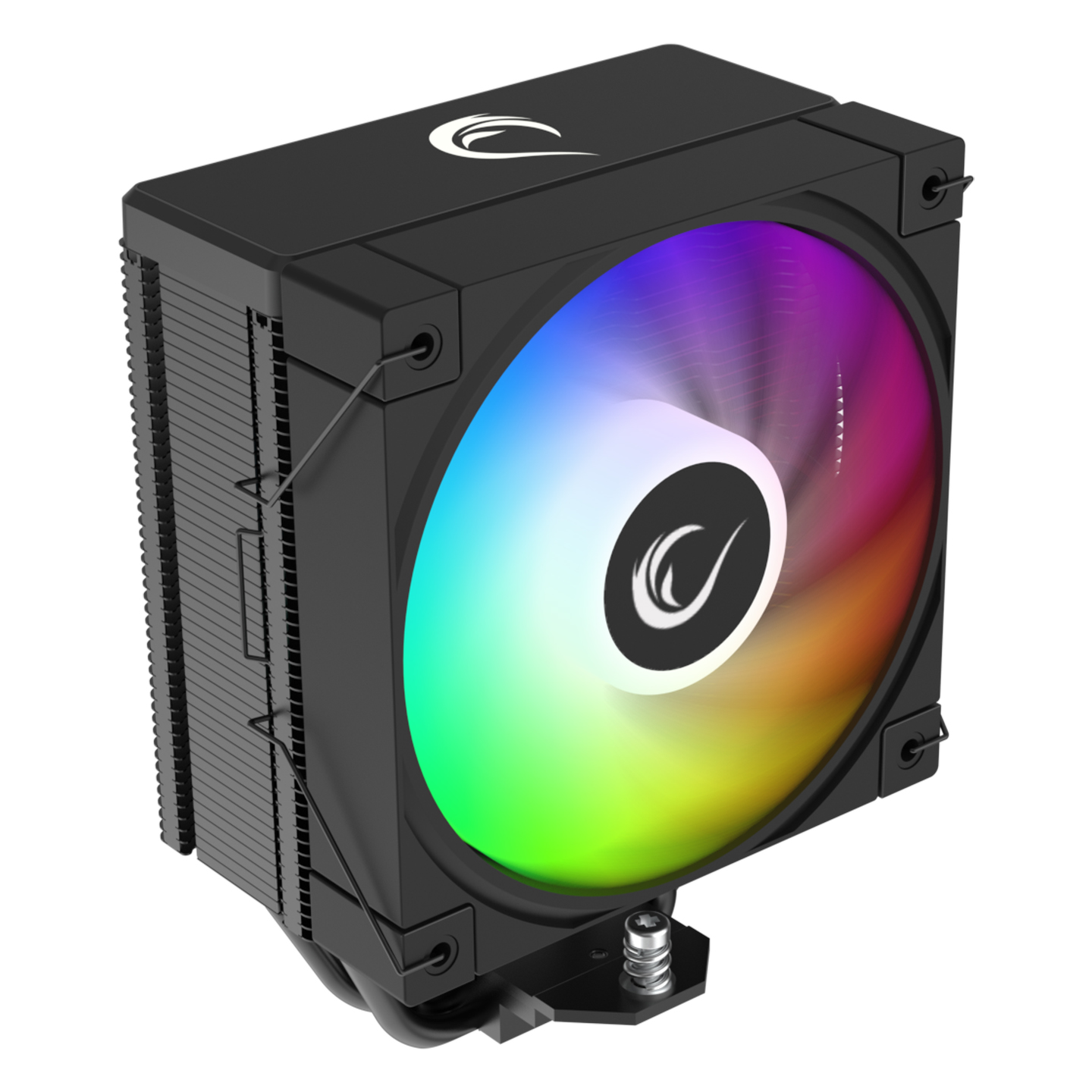 Rampage RM-C200 FROSTY Chłodzenie procesora ARGB Fan 120 mm, TDP 200 W, czarne