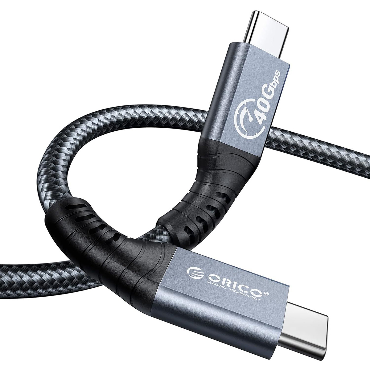 Orico Kabel Thunderbolt 4, USB-C 40 Gbps, 8K60Hz, PD 100W, 2 m