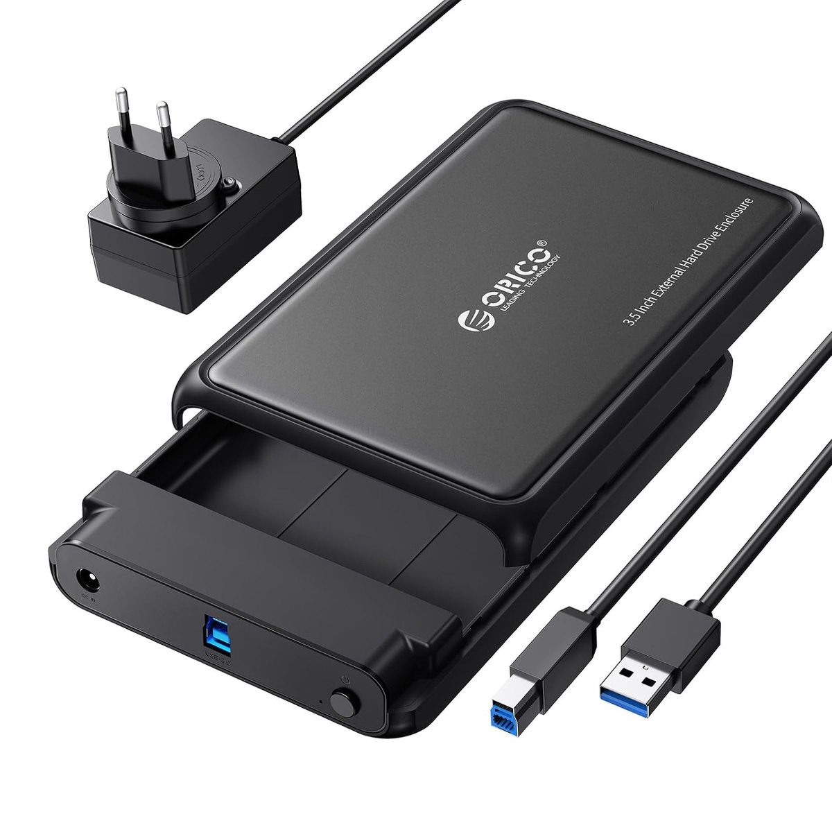 Orico Obudowa na dysk SATA 3,5'' / 2,5'', HDD/SSD, 5Gbps, USB-B do USB-A