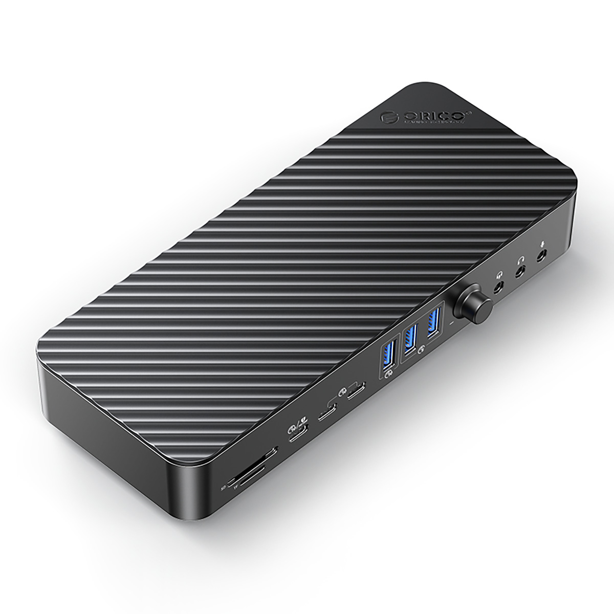 Orico Stacja dokująca USB-C 10Gbps z DisplayLink 4x ekran 4K@60Hz, zasilanie PD 60W
