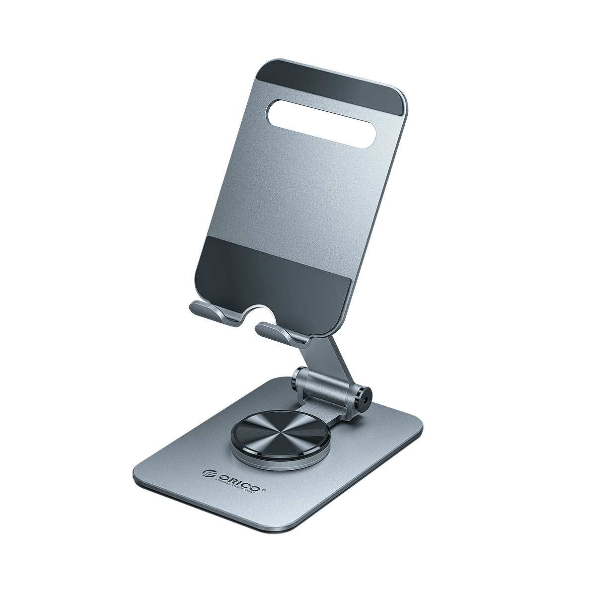 Orico Stojak na telefon na biurko, aluminiowy, regulowany kąt i obrót 360°, do 6,9''