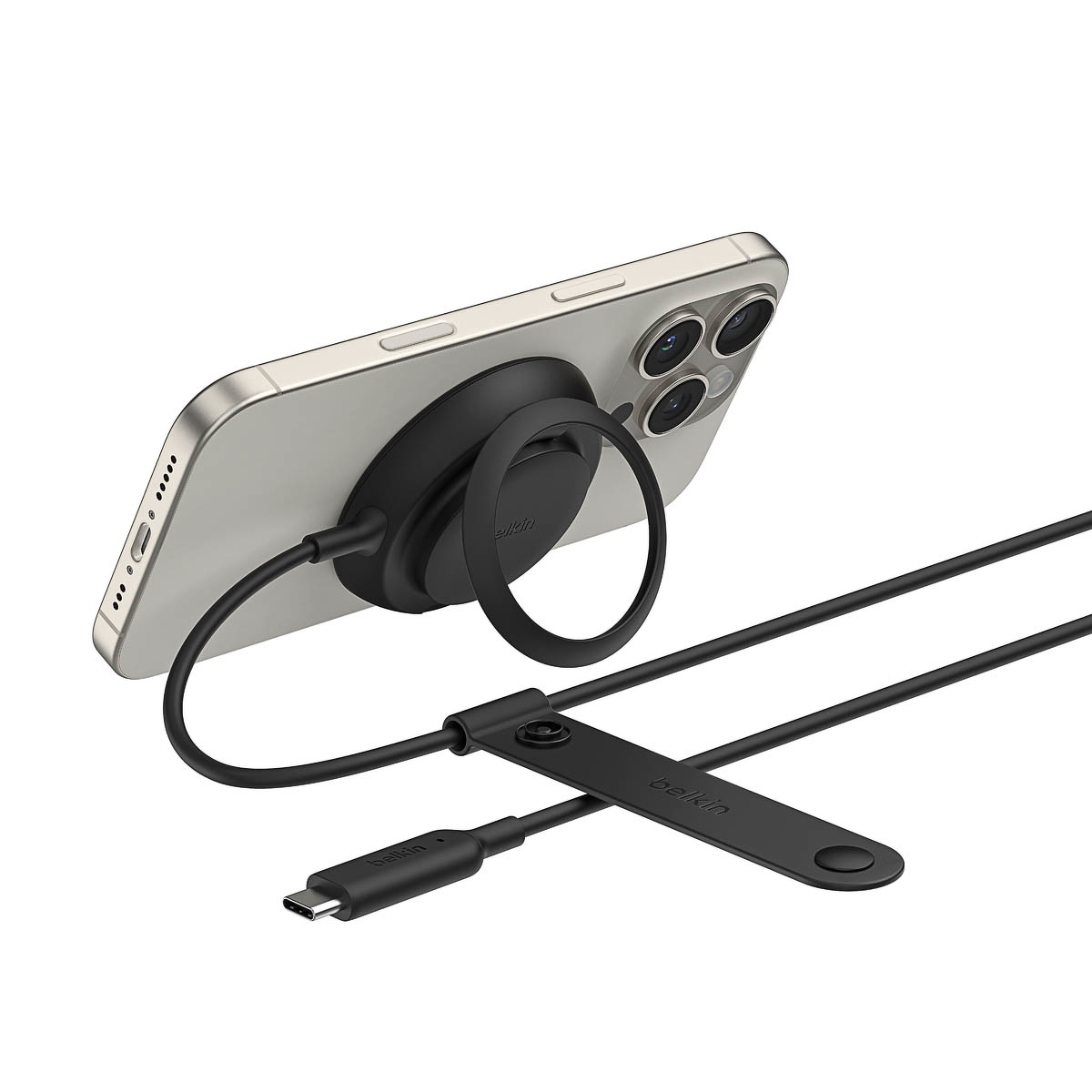 Belkin Ładowarka magnetyczna Qi2 25 W, zasilacz 36 W, czarna
