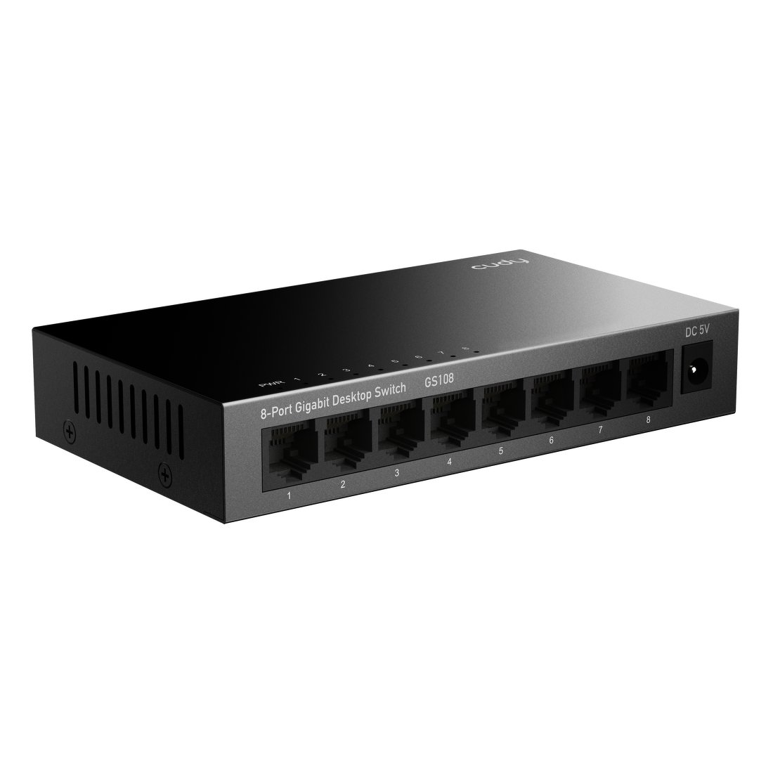 CUDY GS108 | przełącznik sieciowy, 8-portowy, Gigabit, Metalowa obudowa