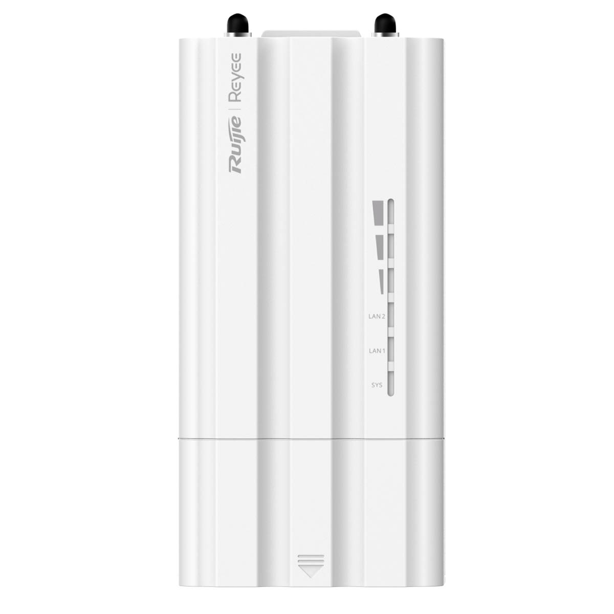 Ruijie Reyee RG-AirMetro550G-B | Most bezprzewodowy - Stacja, 2 port, 2xGE, 5GHz, 876Mbps, Zewnętrzny, 24V PoE/12V DC, IP55, Clo