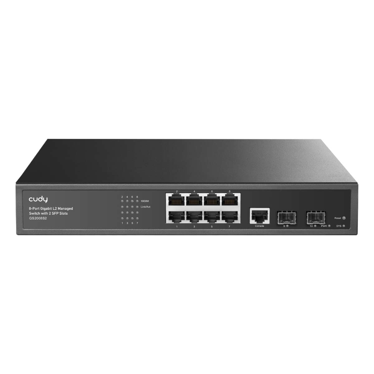 CUDY GS2008PS2 | przełącznik sieciowy, 8-portowy, Gigabit, PoE+, 120W, zarządzalny