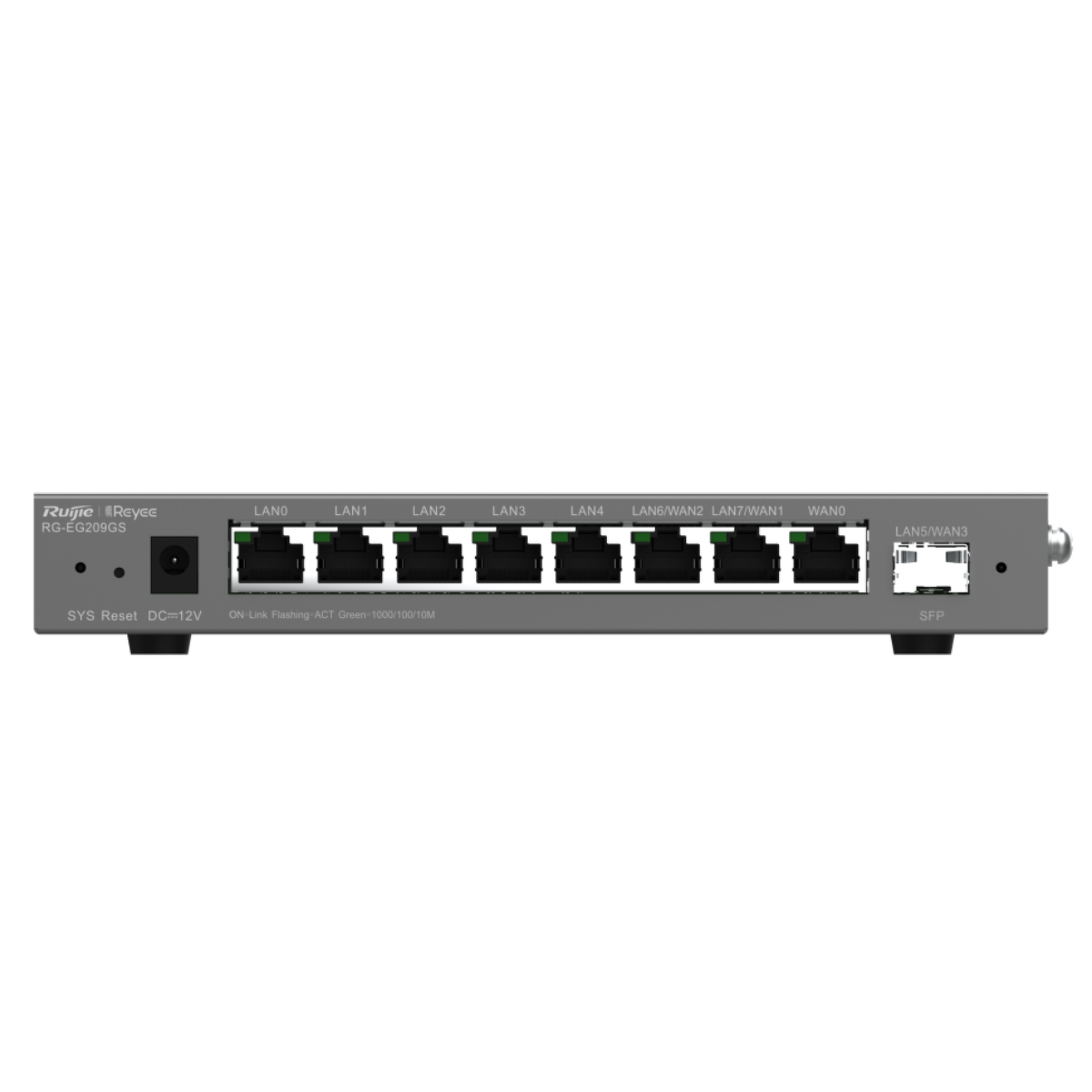 Ruijie Reyee RG-EG209GS | Kontroler, Router, 9 portów, 8xGE, 1xSFP, 1xWAN, 7xLAN, 2xLAN/WAN, VPN, Cloud