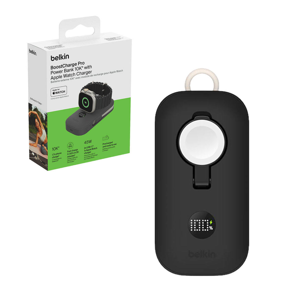 Belkin BoostCharge Pro Powerbank do AppleWatch, 45W, 10000 mAh, czarny