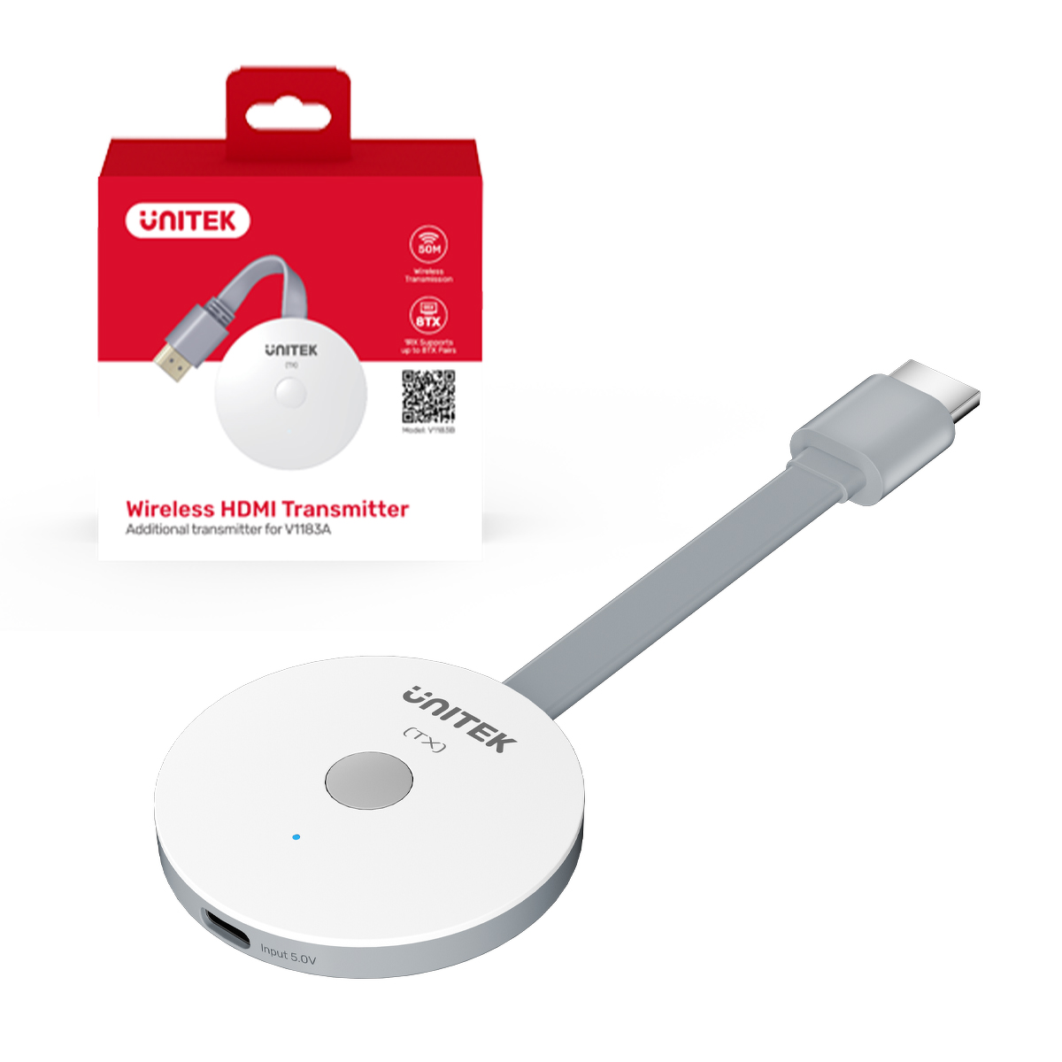 Unitek bezprzewodowy nadajnik obrazu HDMI