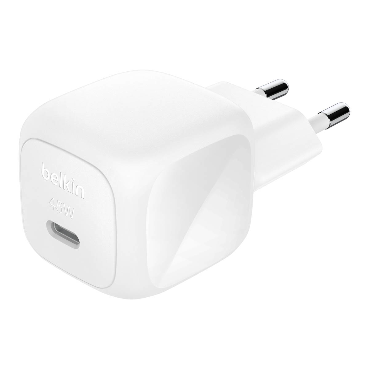 Belkin Ładowarka USB-C 45W, PD 3.1, BoostCharge, kompaktowa, biała