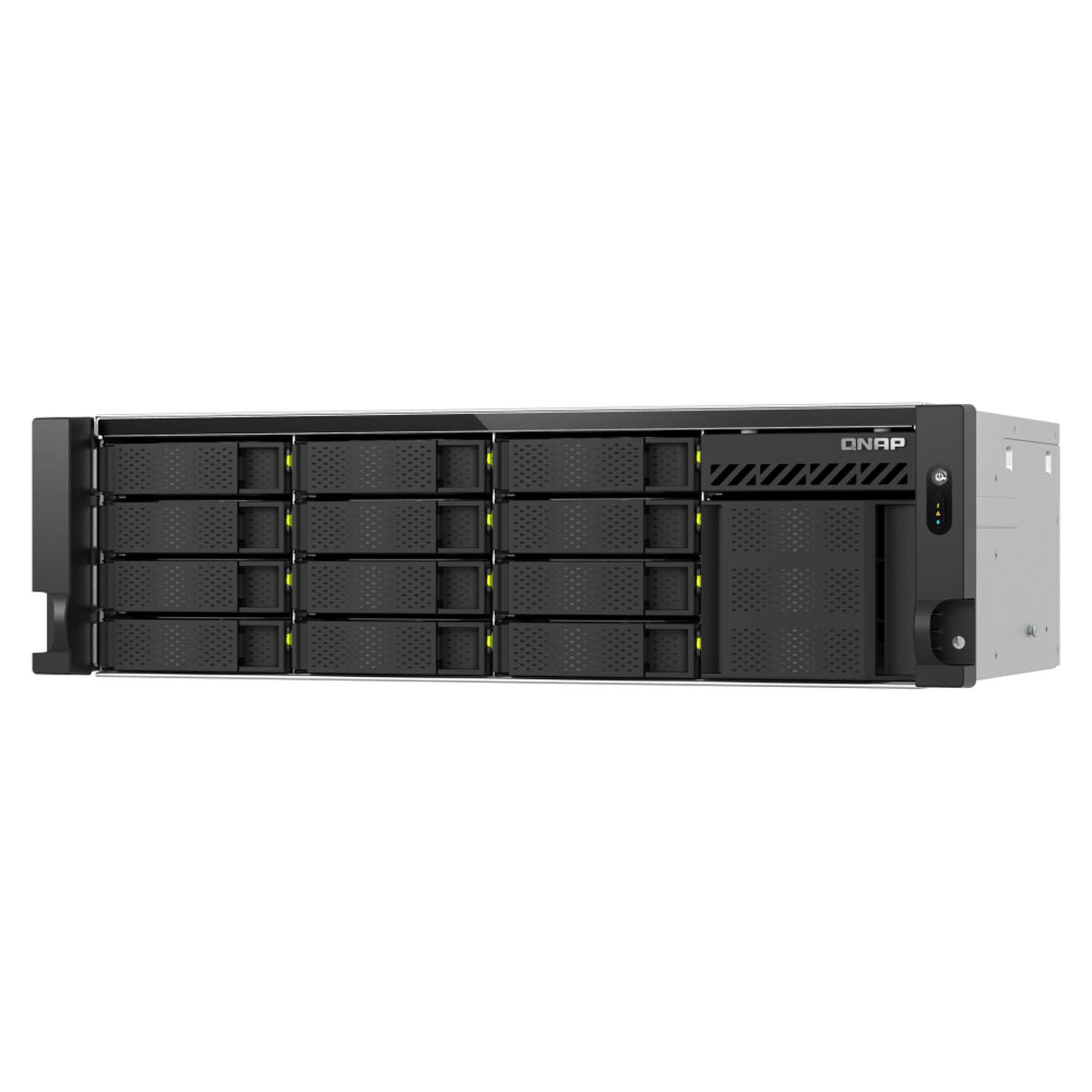 QNAP TS-h1655XeU-RP-8G | 16-zatokowy płytki serwer NAS, Intel, 8GB RAM, 2x 10Gb Base-T, RP, RACK