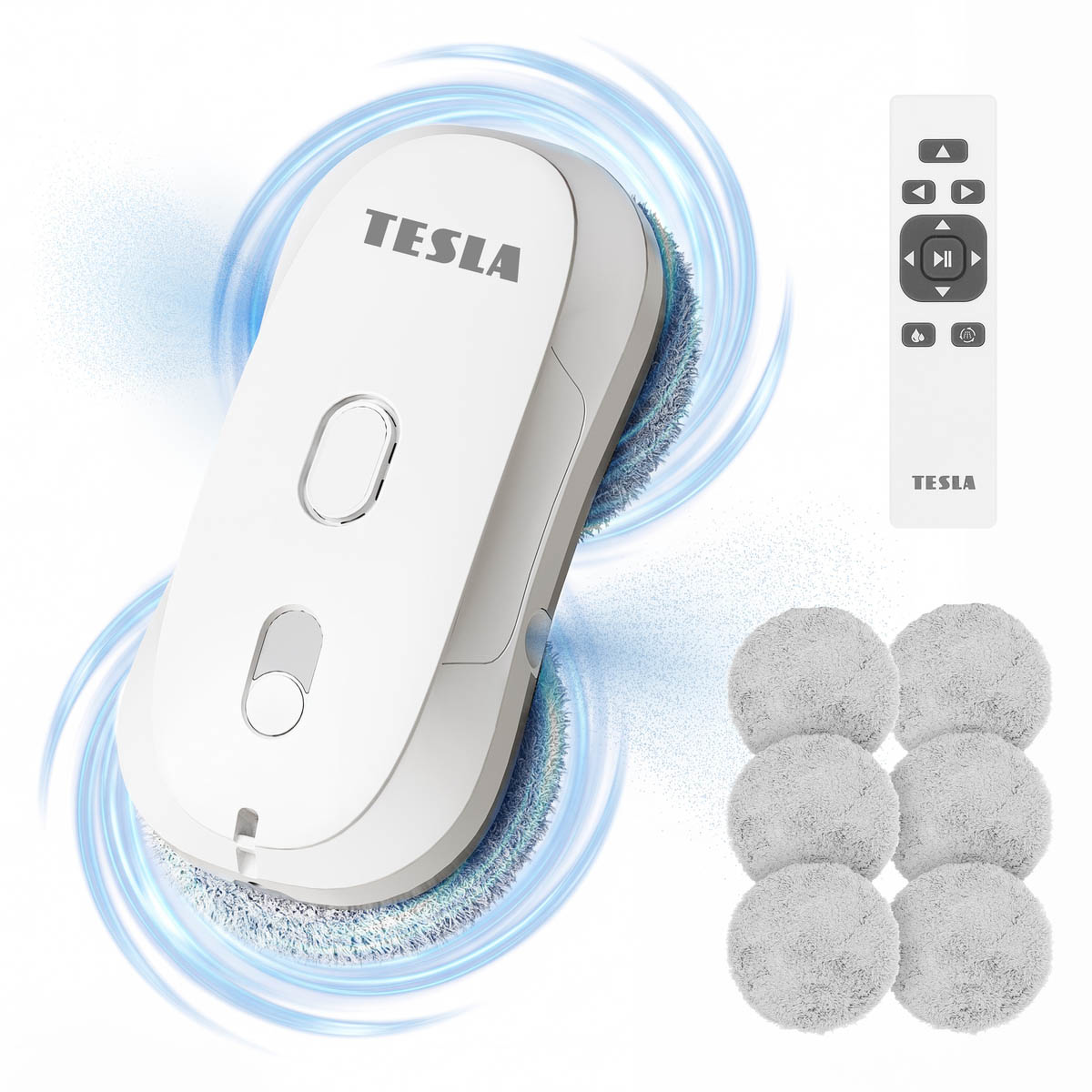 TESLA RoboStar W400 Pro Robot do mycia okien z obrotowymi mopami
