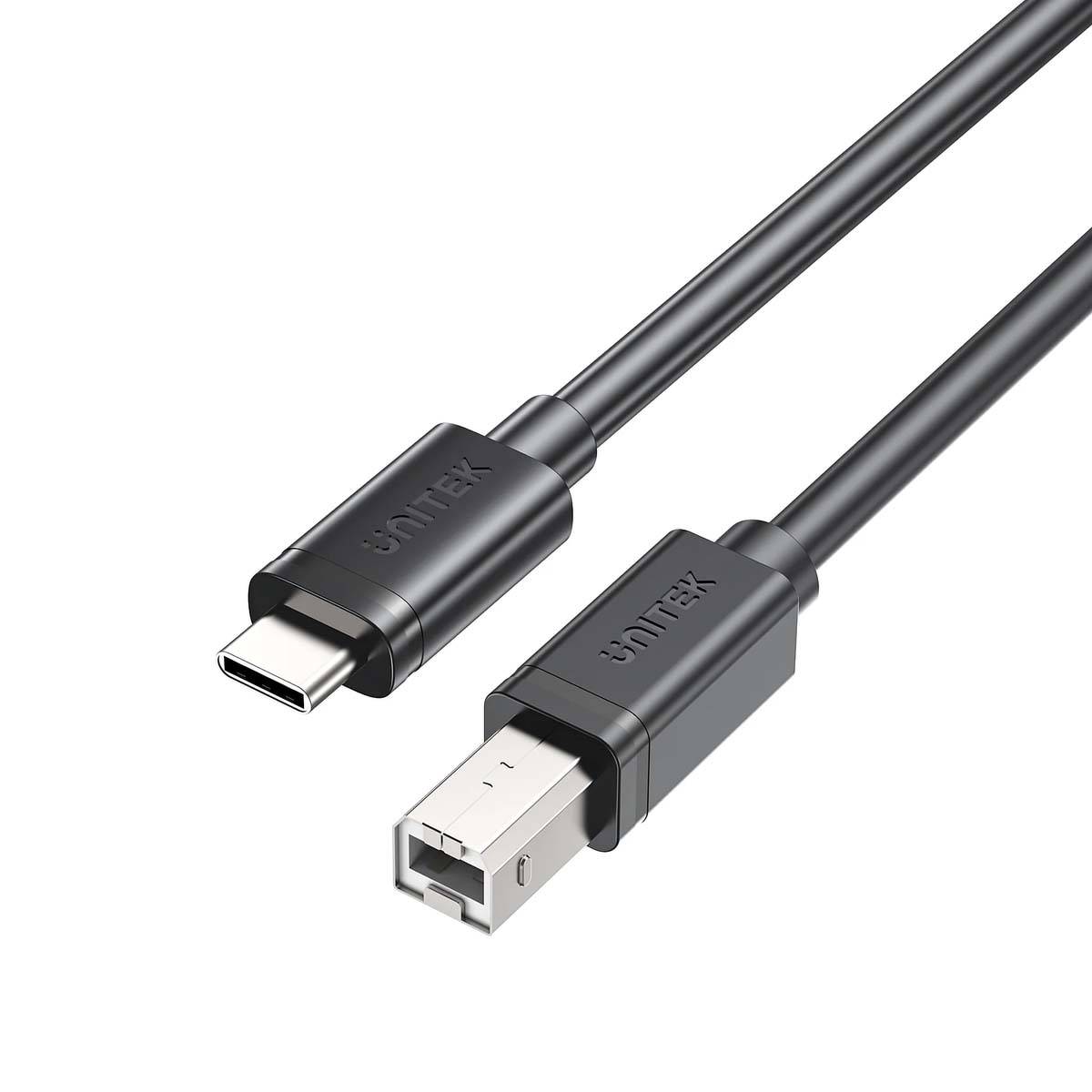 Unitek kabel do drukarki USB C na USB B 2.0 czarny 2m