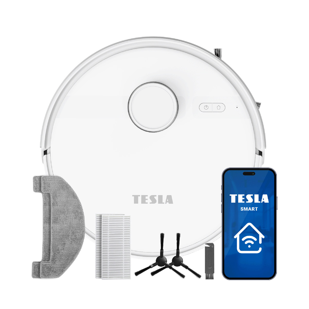 TESLA RoboStar iQ660 Sprzątający robot mopujący, biały