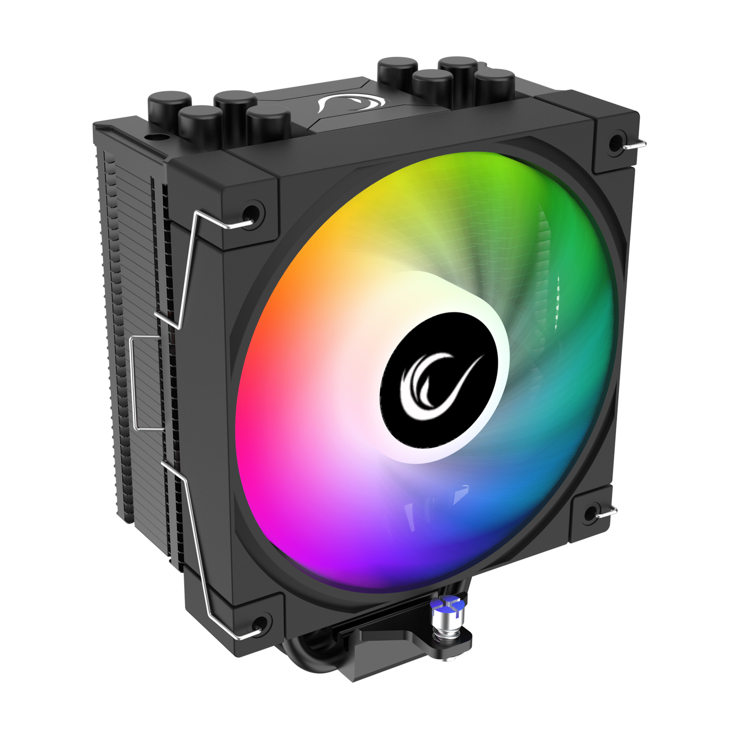 Rampage RM-C180 FROSTY Chłodzenie procesora ARGB Fan 120 mm, TDP 180 W, czarne