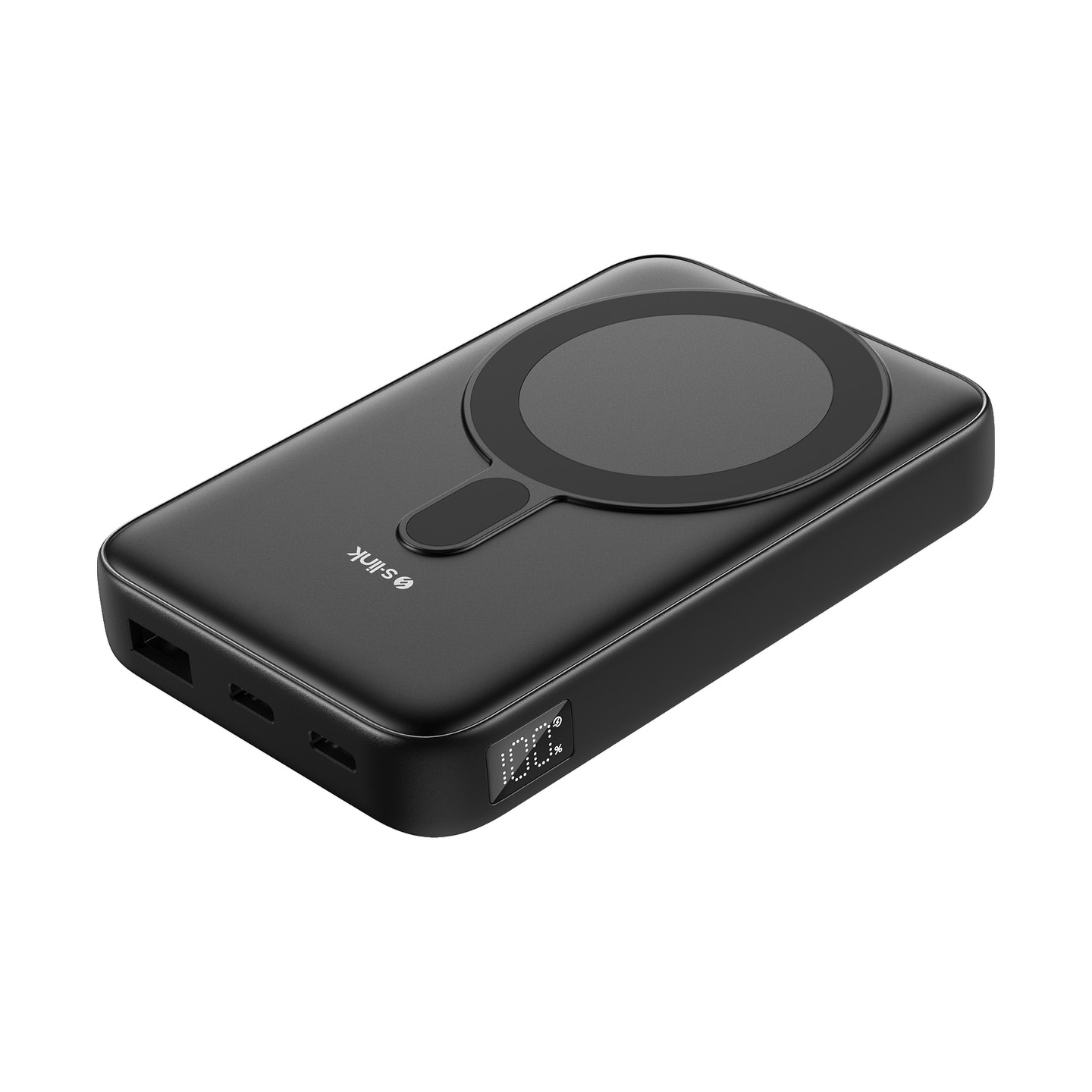 S-Link M1051 Powerbank 10 000 mAh magnes 15 W, HSC 22.5W, PD 20W, QC 3.0, czarny