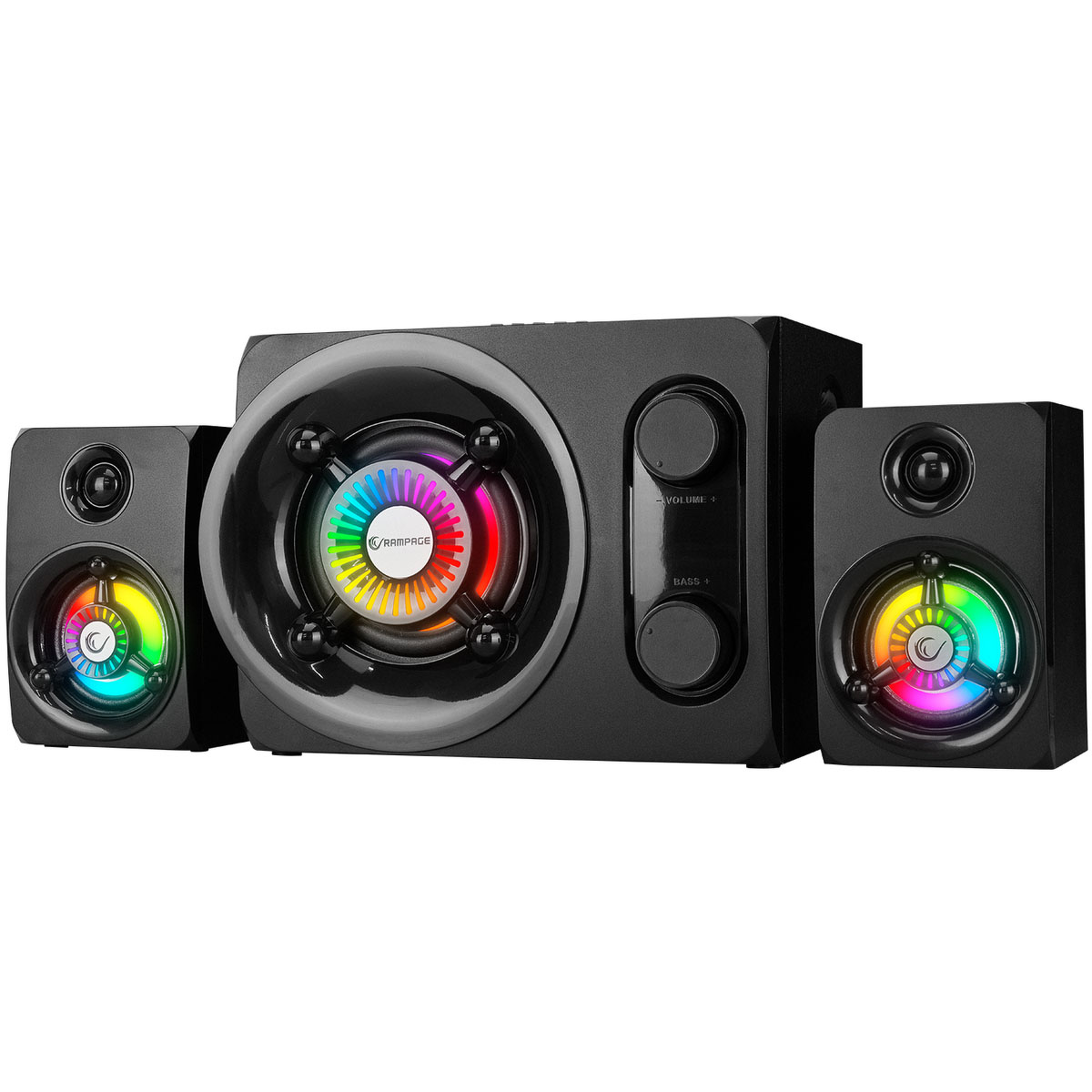 Rampage RMS-G8 Głośniki gamingowe 25 W BT, USB, SD, FM