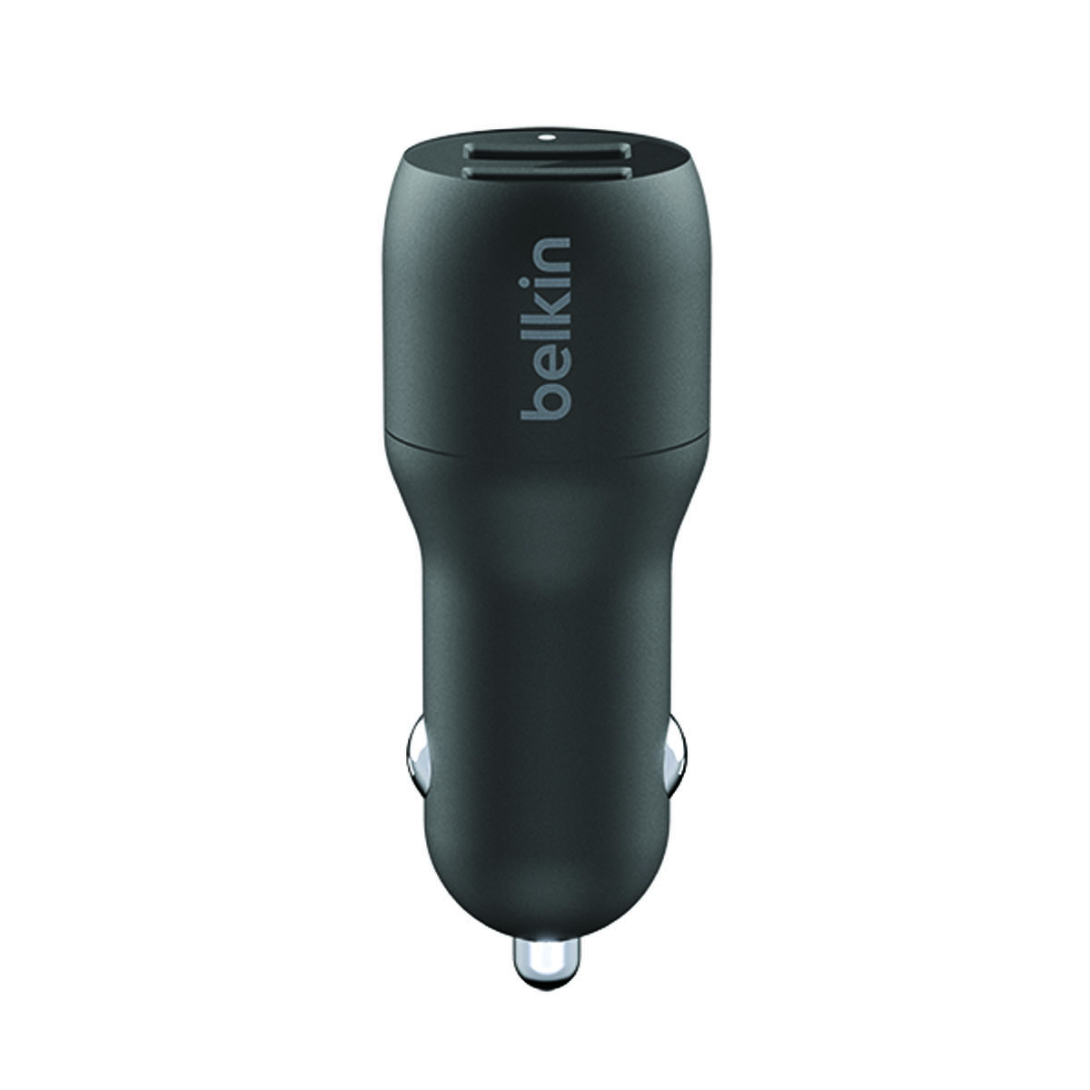 Belkin Ładowarka samochodowa 24W, 2x USB-A, czarna + kabel Lightning
